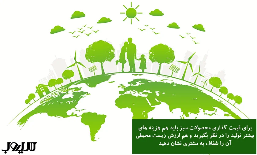برای قیمت گذاری محصولات سبز باید هم هزینه های بیشتر تولید را در نظر بگیرید و هم ارزش زیست محیطی آن را شفاف به مشتری نشان دهید