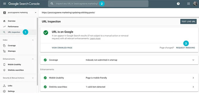 کنسول جستجوی گوگل