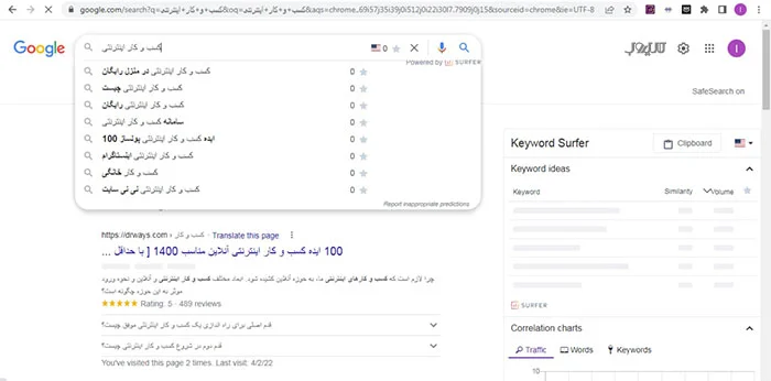 ایده تولید محتوا