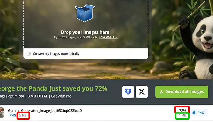 سئو داخلی چیست؟ کامترین آموزش مفاهیم پایه (onpage seo) 4 کاهش 70 درصدی حجم تصاویر سایت با ابزار TinyPNG برای بهبود سرعت لود صفحات