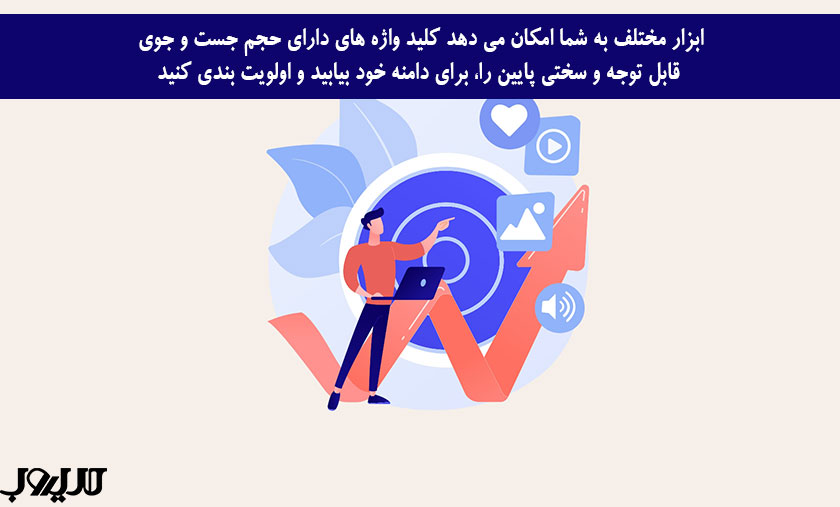 تاپیکال آتوریتی چیست + 4 راهکار اصولی برای ایجاد و حفظ اعتبار موضوعی پایدار 4 عکس نوشته درباره ابزار مختلف به شما امکان می دهد کلید واژه های دارای حجم جست و جوی قابل توجه و سختی پایین را برای دامنه خود بیابید و اولویت بندی کنید