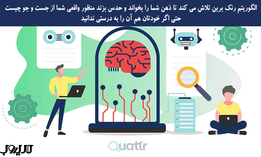 الگوریتم رنک برین گوگل چیست؟ 1 متن عکس الگوریتم رنک برین تلاش می کند تا ذهن شما را بخواند و حدس بزند منظور واقعی شما از جست و جو چیست حتی اگر خودتان هم آن را به درسته ندانید
