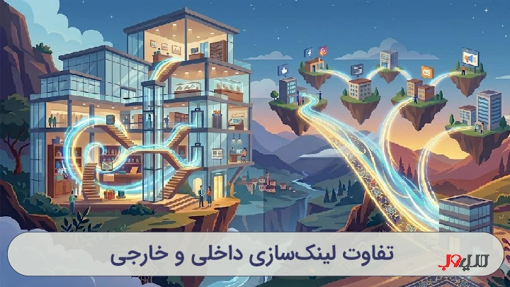 درک تفاوت لینک داخلی و خارجی در سئو برای هدایت کاربر و افزایش اعتبار سایت